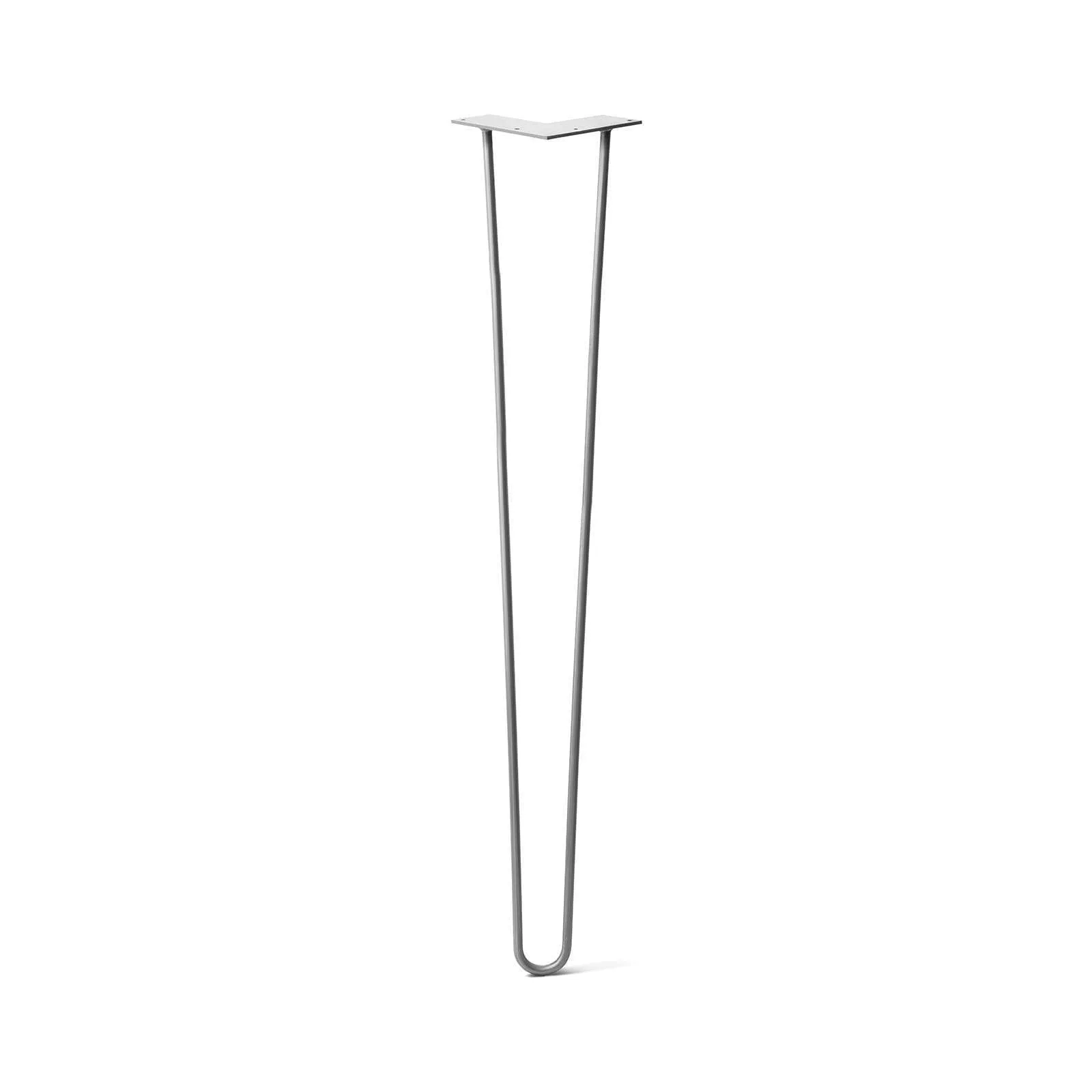 Hairpin Leg (Sold Separately), 2-Rod Design - Clear Coated Finish