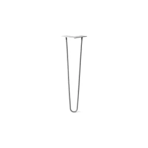 Hairpin Leg (Sold Separately), 2-Rod Design - Clear Coated Finish