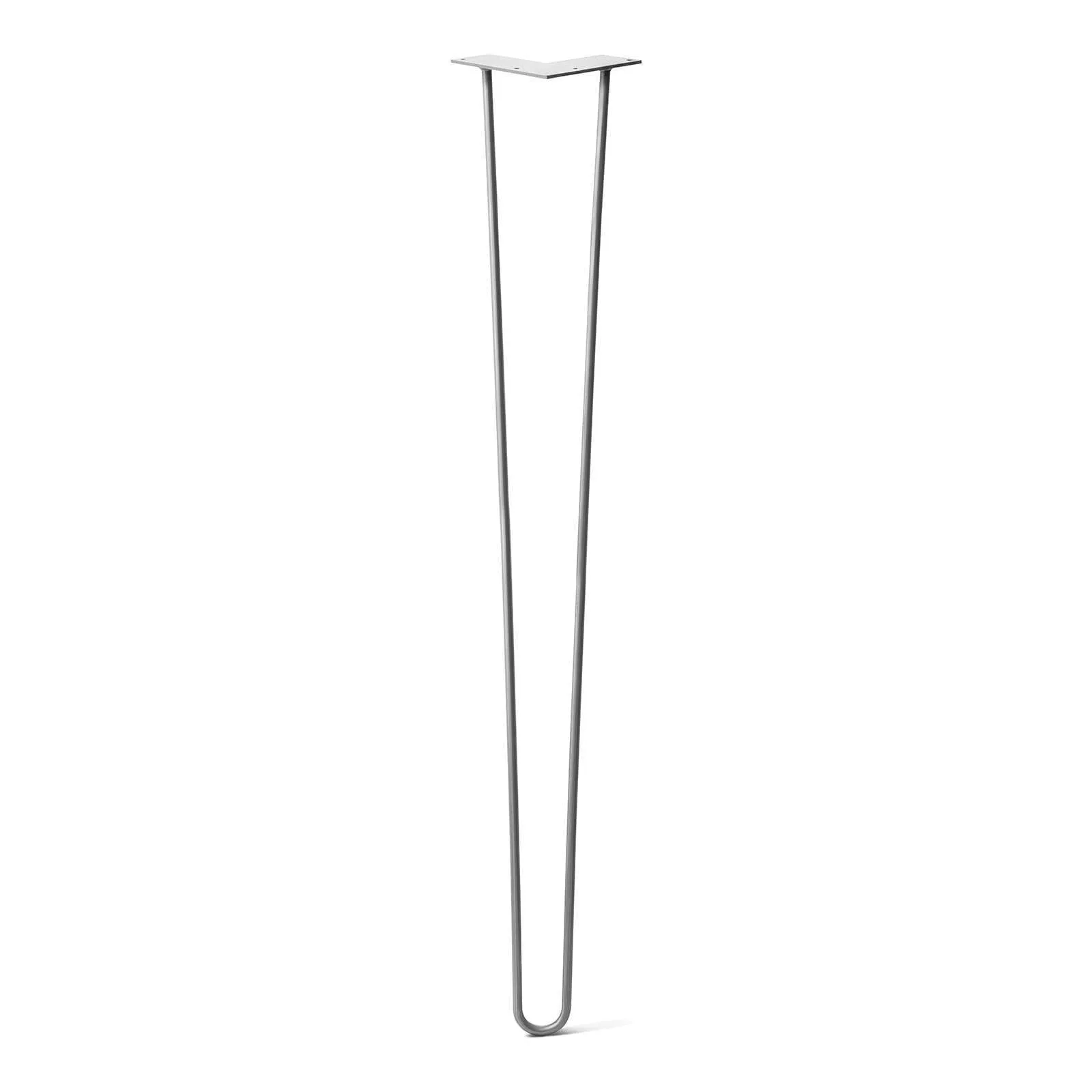 Hairpin Leg (Sold Separately), 2-Rod Design - Clear Coated Finish