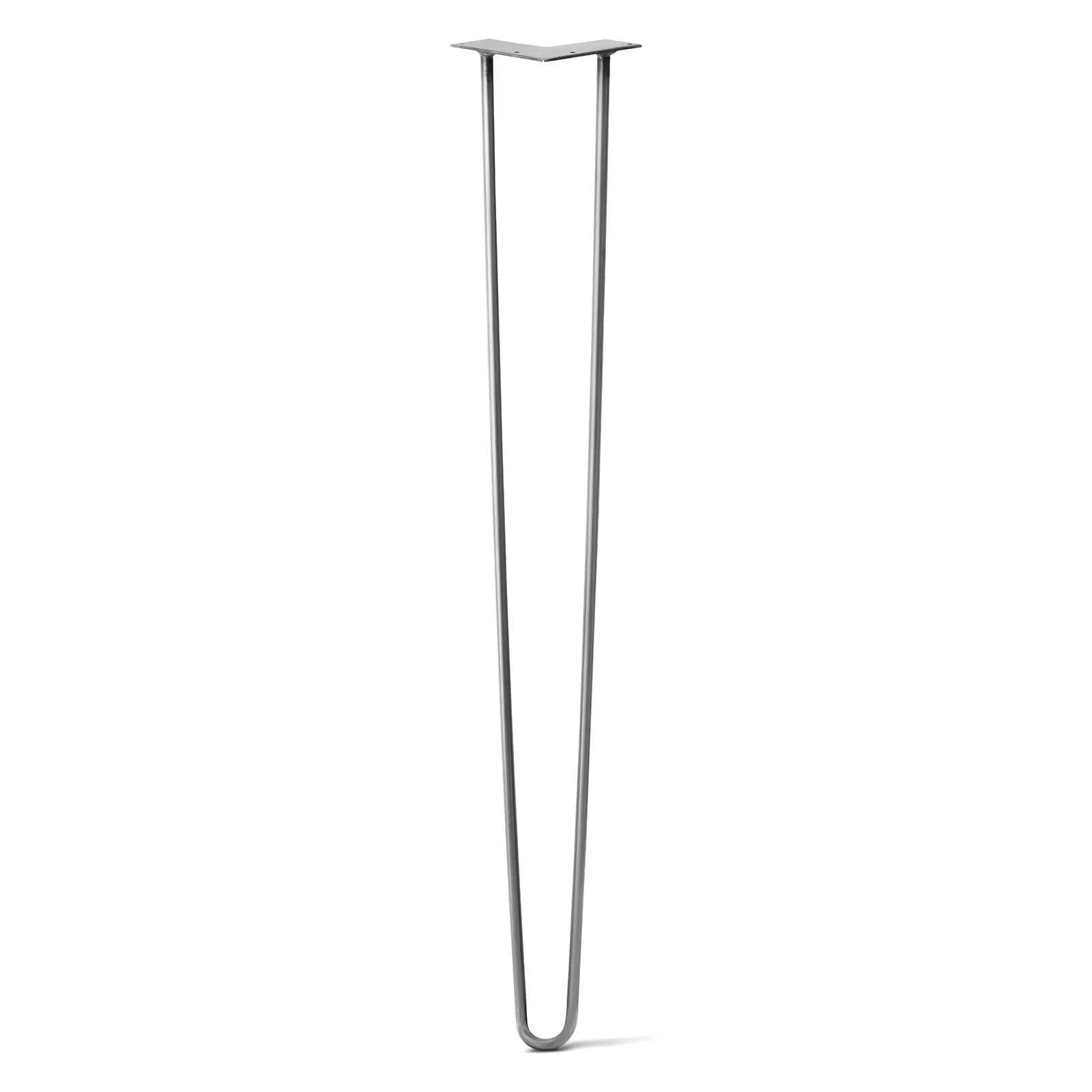 Hairpin Leg (Sold Separately), 2-Rod Design - Clear Coated Finish