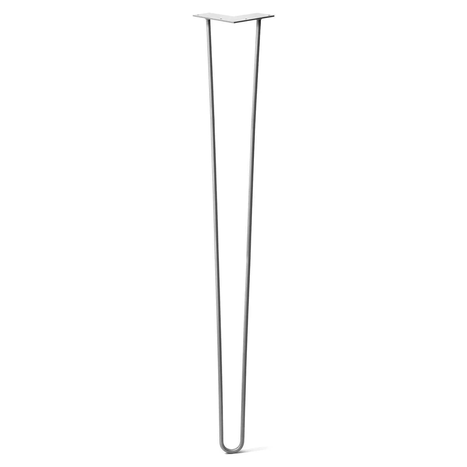 Hairpin Leg (Sold Separately), 2-Rod Design - Clear Coated Finish