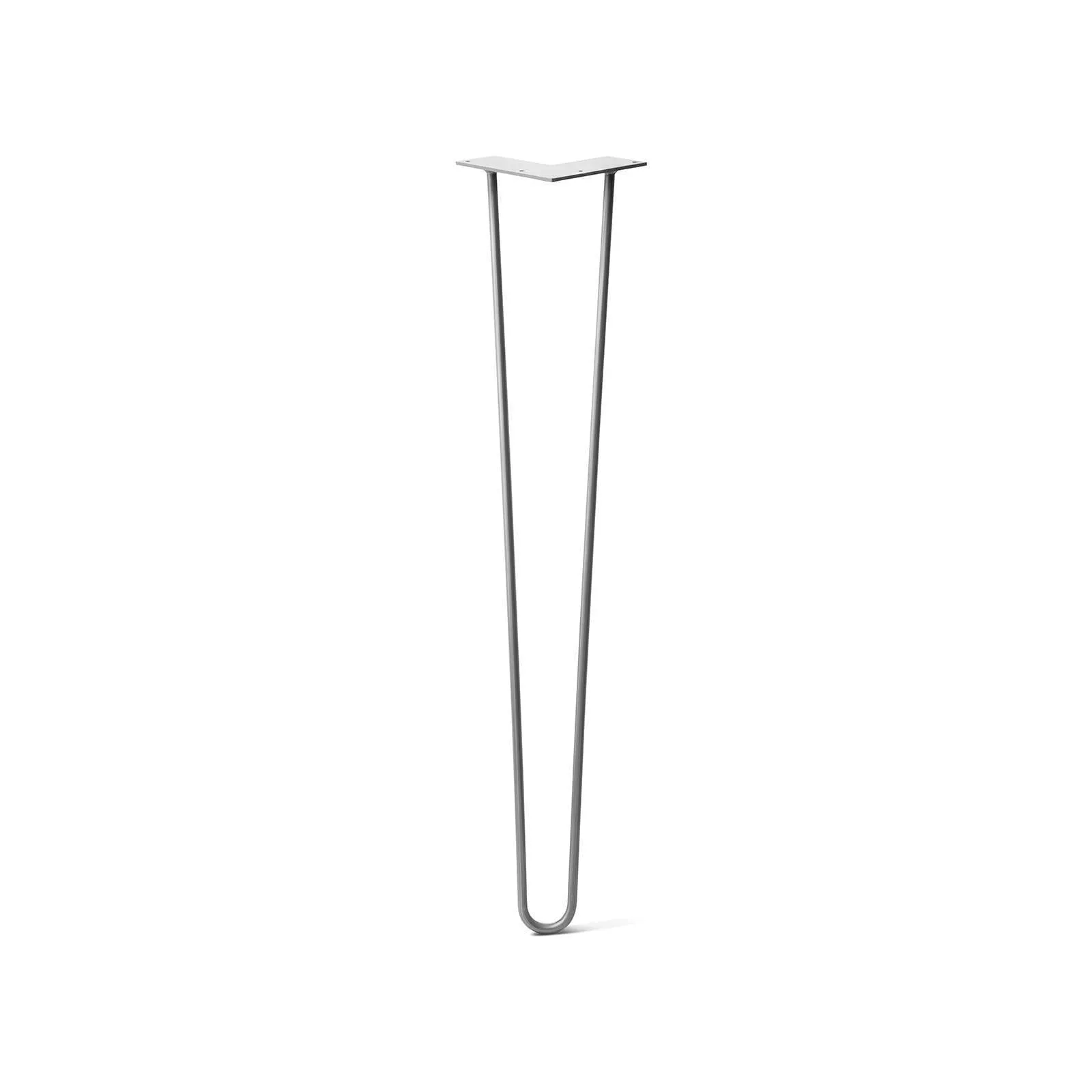 Hairpin Leg (Sold Separately), 2-Rod Design - Clear Coated Finish