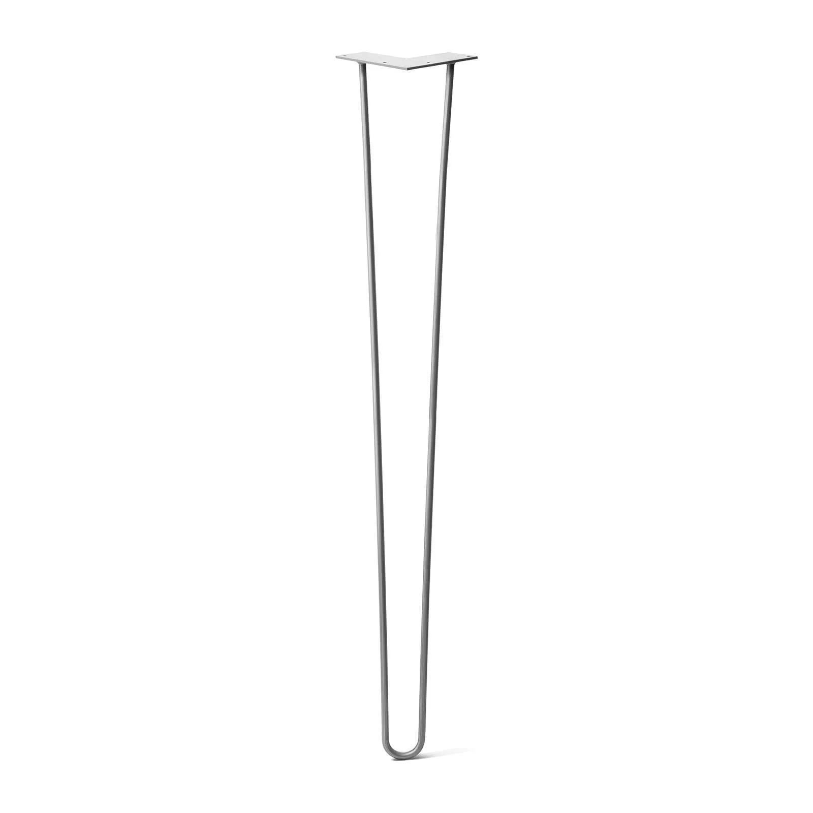 Hairpin Leg (Sold Separately), 2-Rod Design - Clear Coated Finish