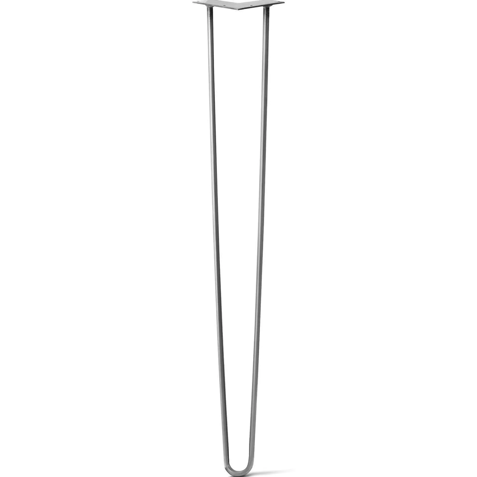 Hairpin Leg (Sold Separately), 2-Rod Design - Clear Coated Finish