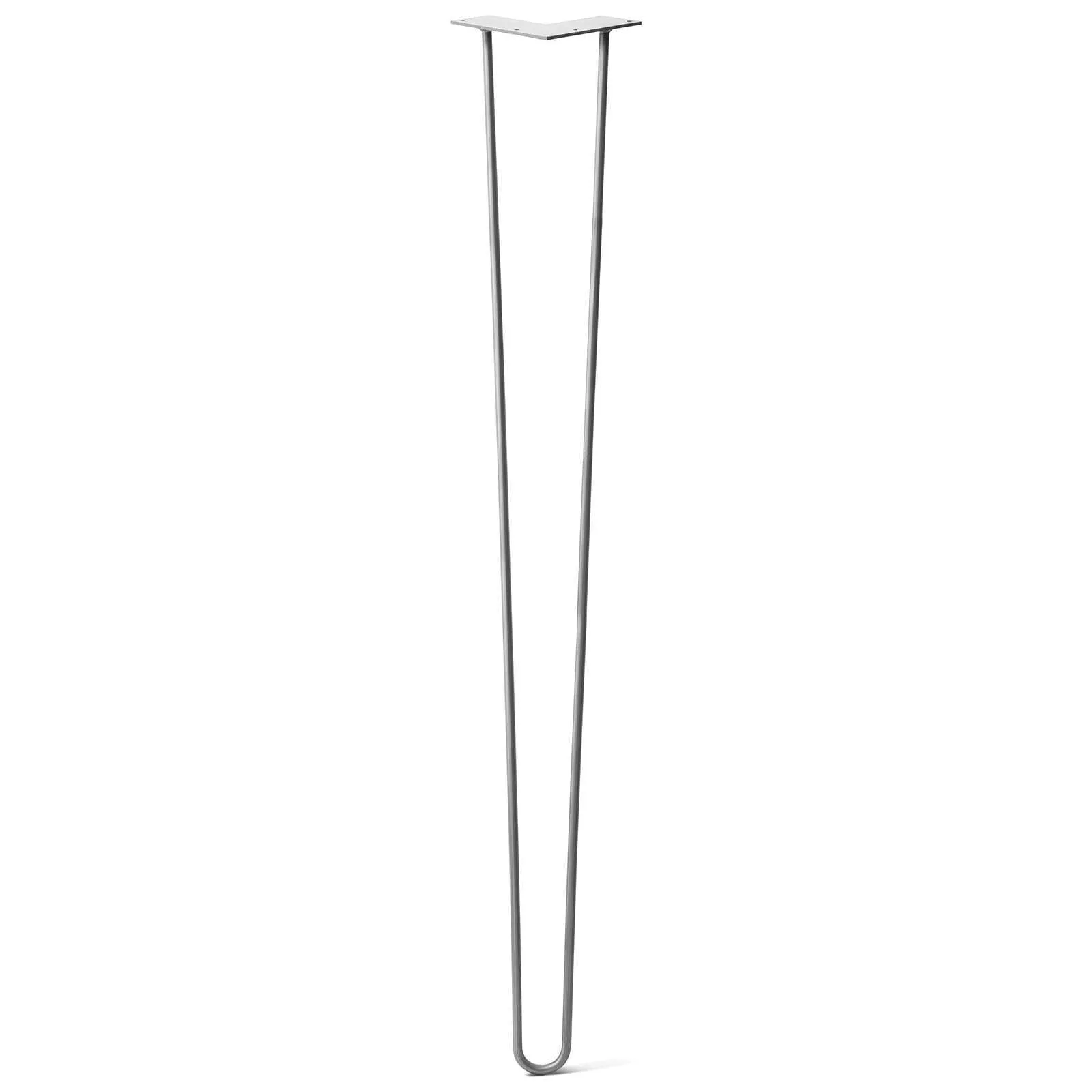 Hairpin Leg (Sold Separately), 2-Rod Design - Clear Coated Finish