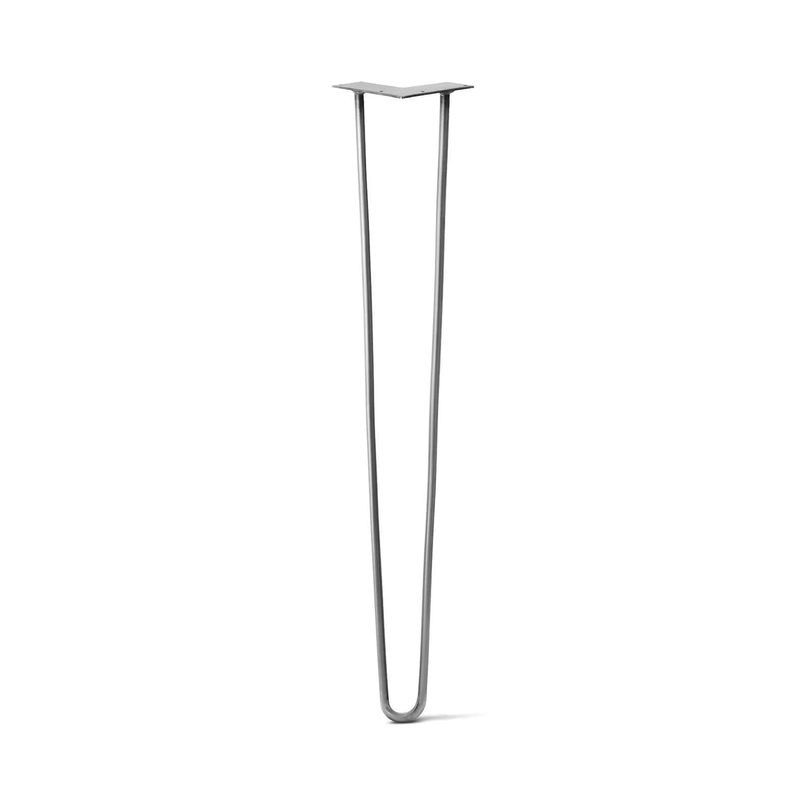 Hairpin Leg (Sold Separately), 2-Rod Design - Clear Coated Finish