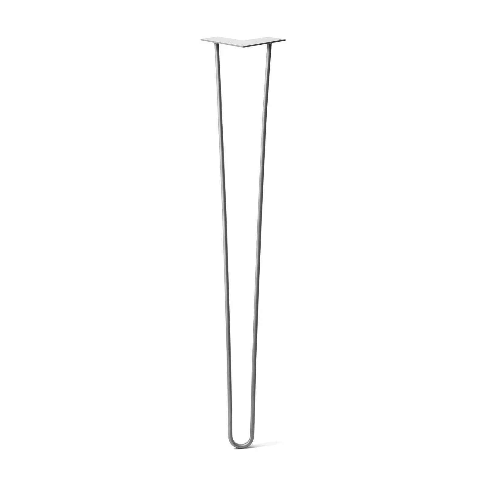 Hairpin Leg (Sold Separately), 2-Rod Design - Clear Coated Finish