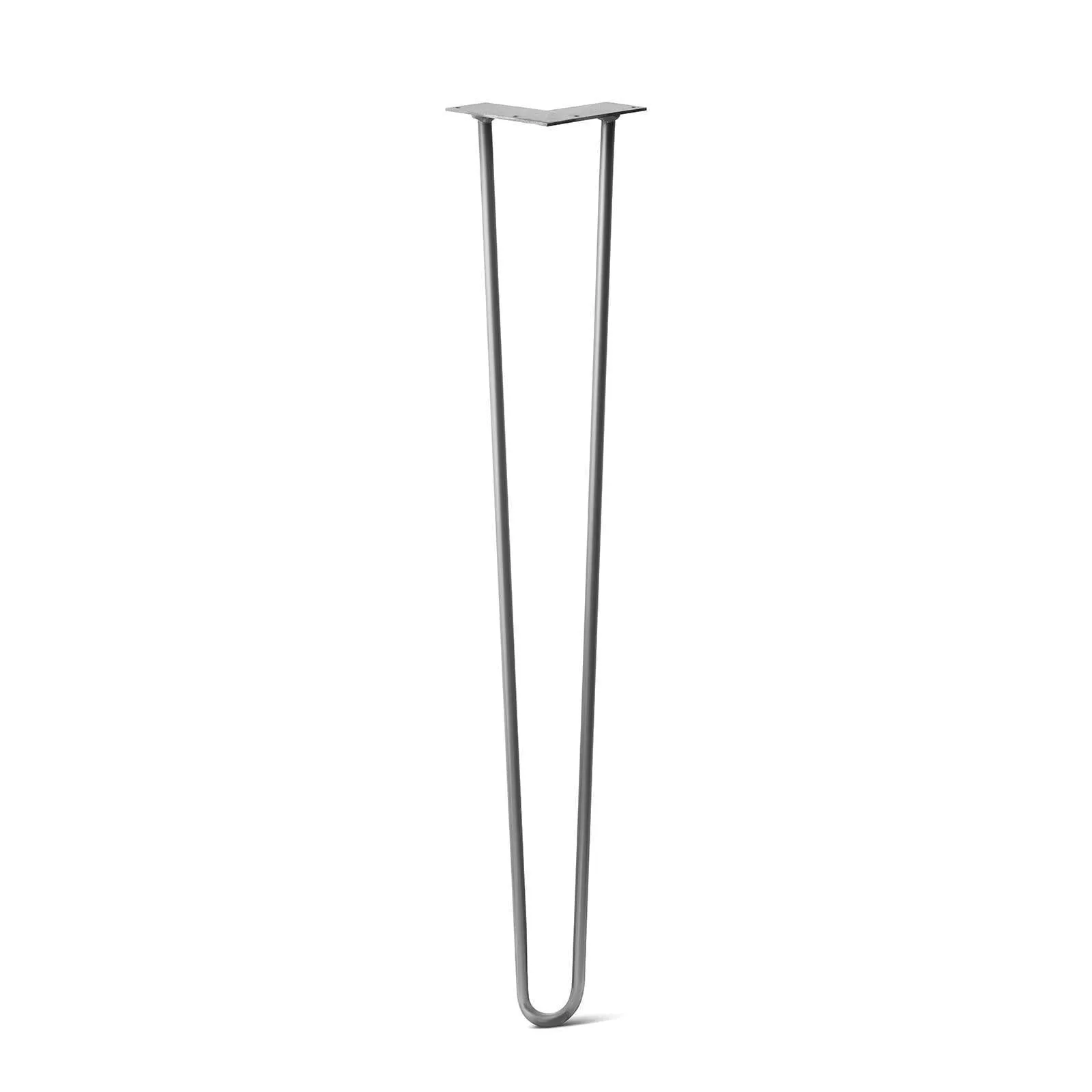 Hairpin Leg (Sold Separately), 2-Rod Design - Clear Coated Finish