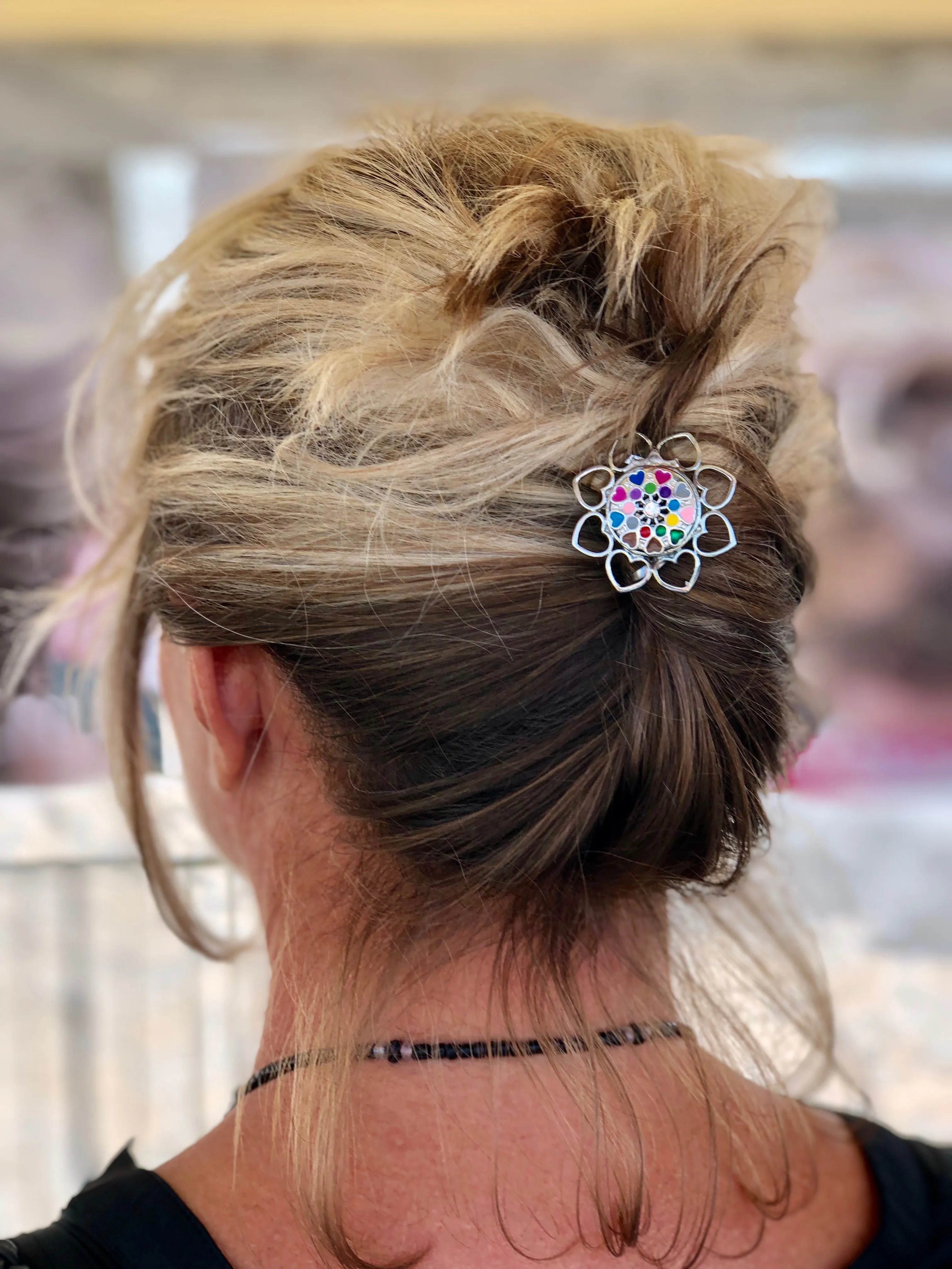 Hairpin Love- HAIRACCESSOIRE - incl. 3 gratis clickbuttons naar keuze