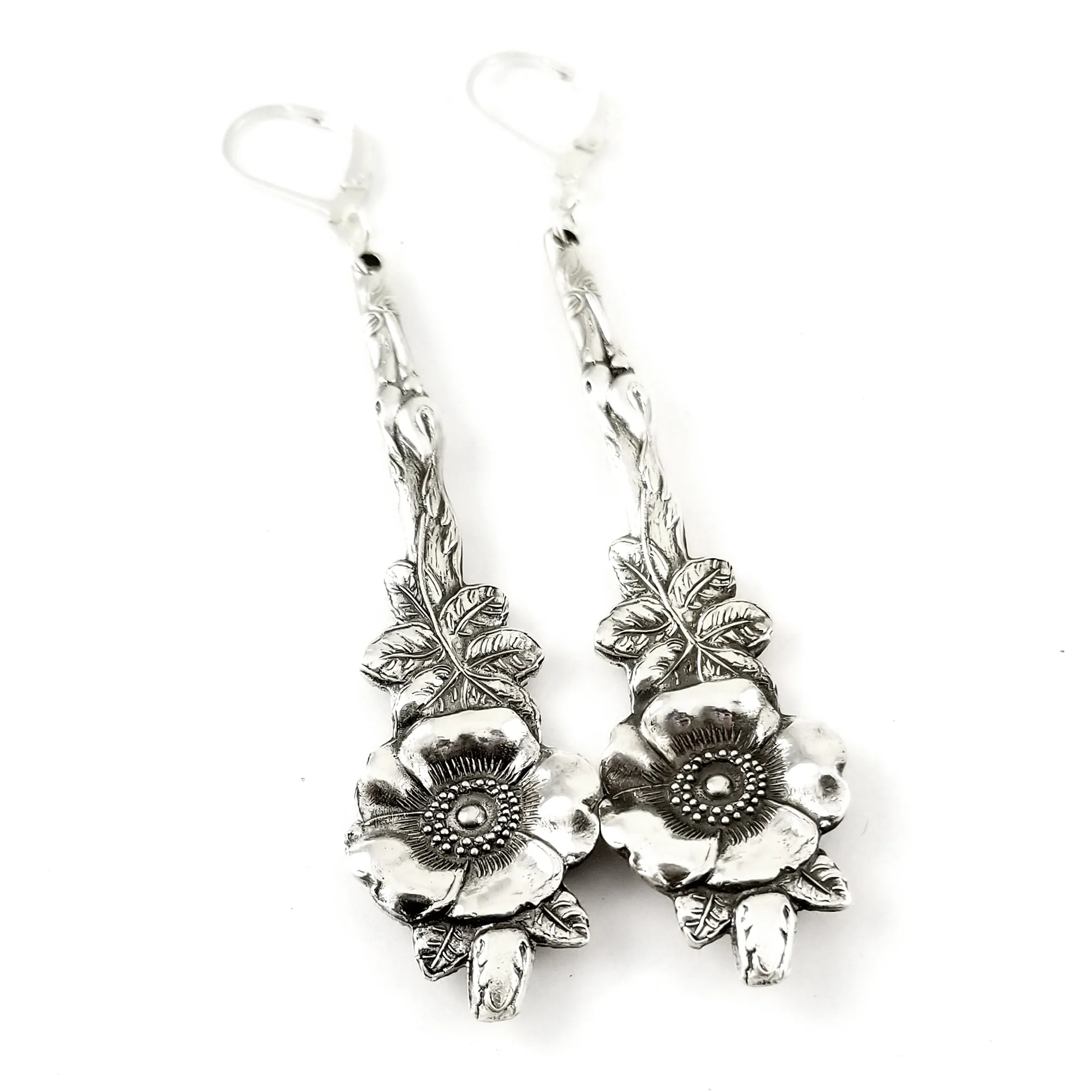 Harlequin Wild Rose Spoon Earrings