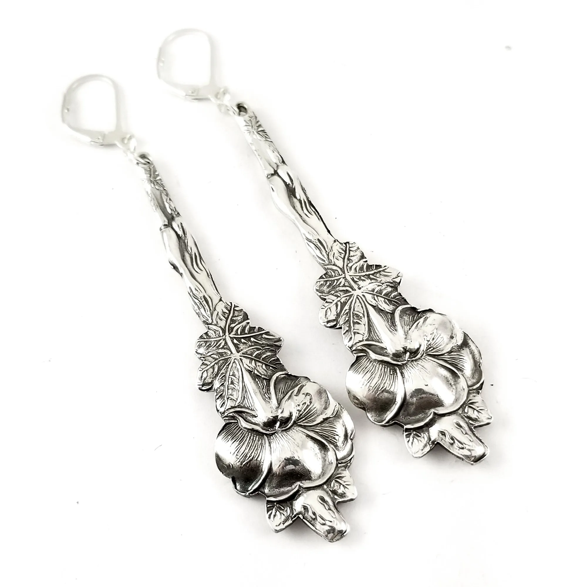 Harlequin Wild Rose Spoon Earrings