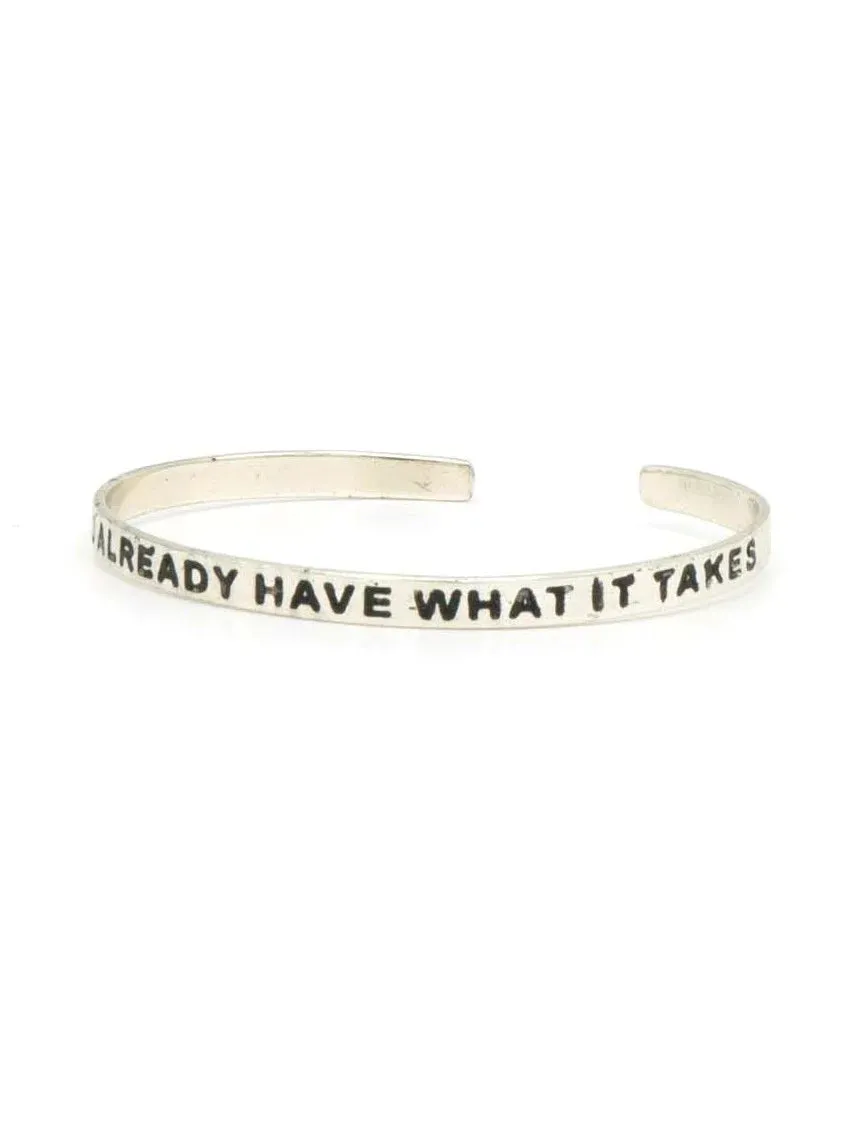 'Have What It Takes' Cuff Bracelet