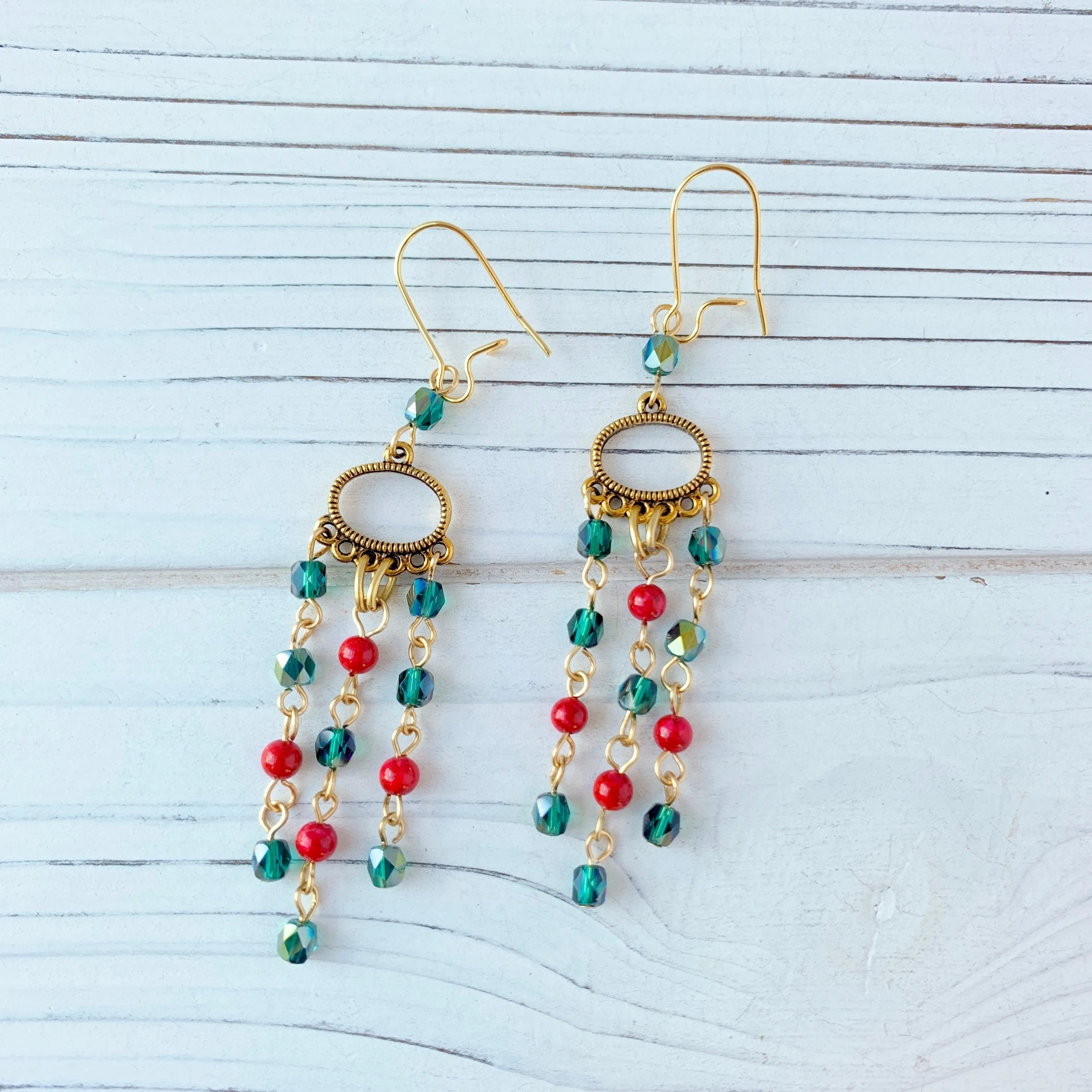 Holiday Hostess Chandelier Earrings