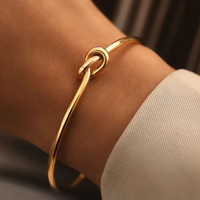 Infinity Knot Cuff Bracelet