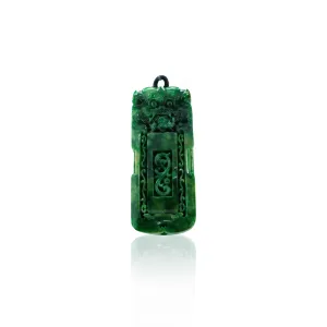 Jade Pendant with silk cord