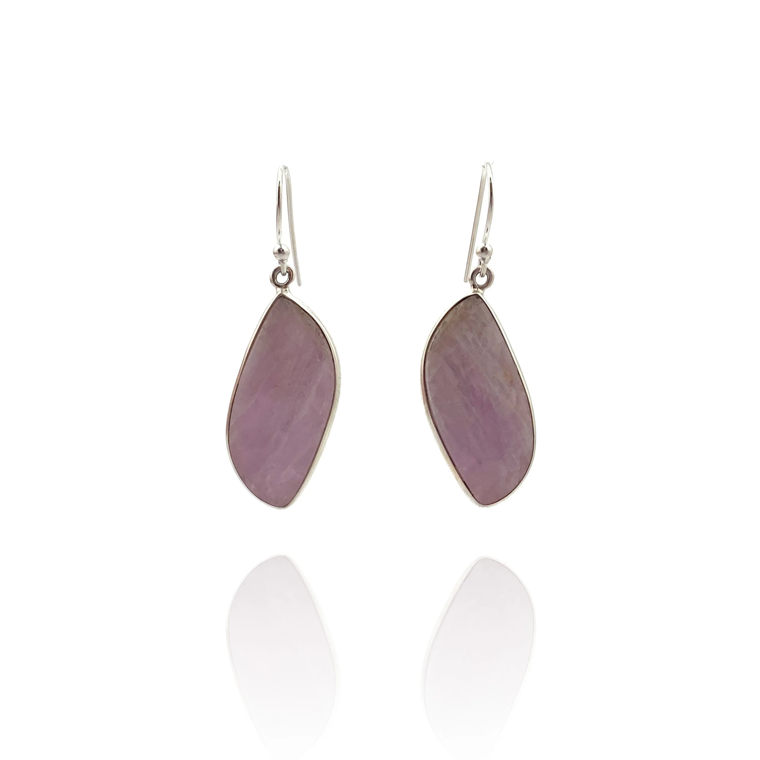 Kunzite Hook Earrings