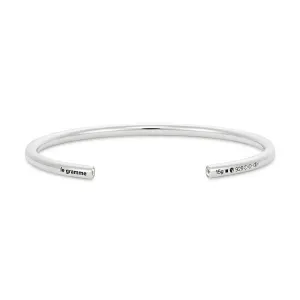 LE GRAMME MEN'S 15G STERLING SILVER POLISHED CUFF BRACELET