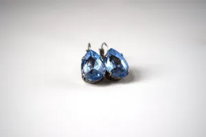 Light Blue Teardrop Earring