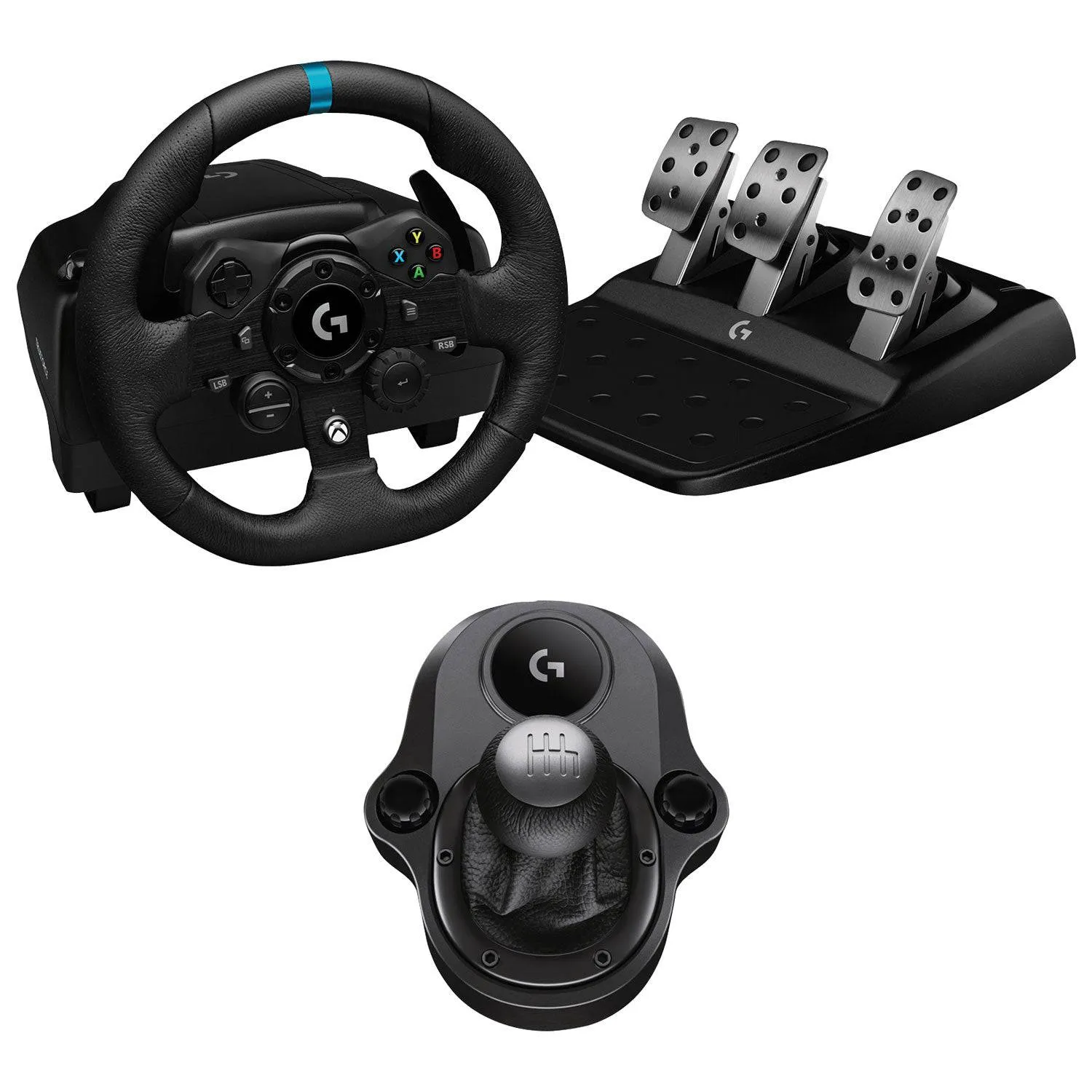 Logitech G923 TrueForce Racing Wheel & Gear shifter & Next Level F-GT LITE Racing Cockpit (NLR-S015) Combo