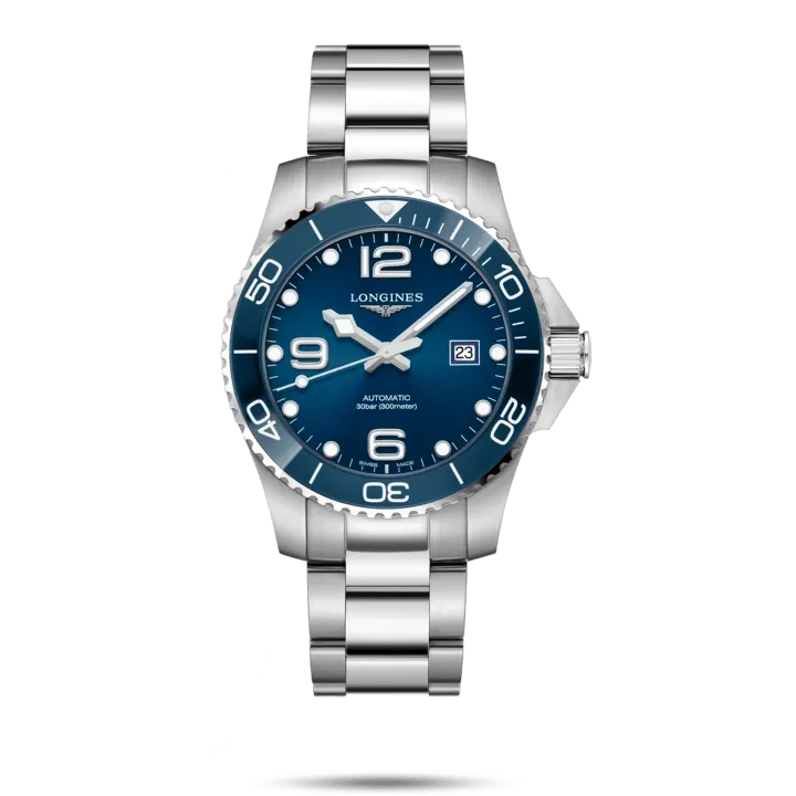 Longines Hydroconquest Watch Blue Dial 43mm Automatic