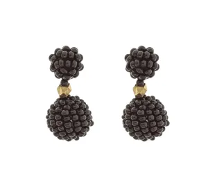 <br>The Waldorf Earring<br> Black