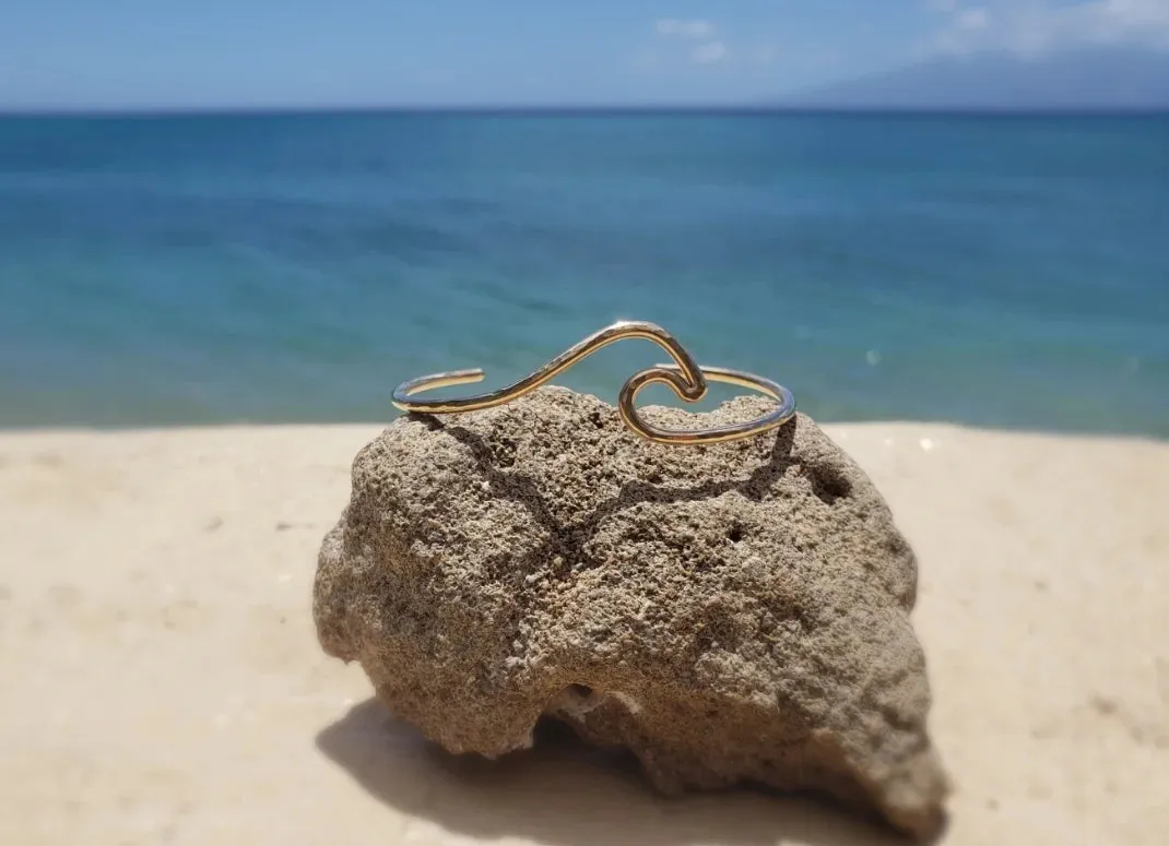 Mahina Wave Cuff Bracelets