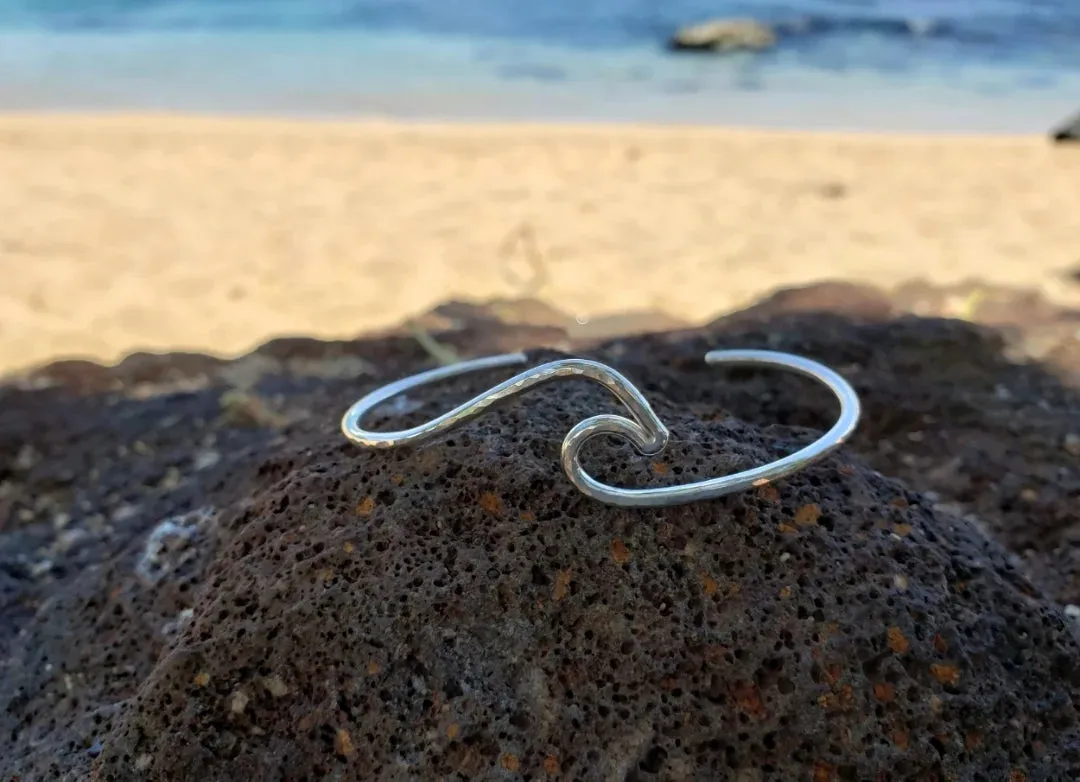 Mahina Wave Cuff Bracelets