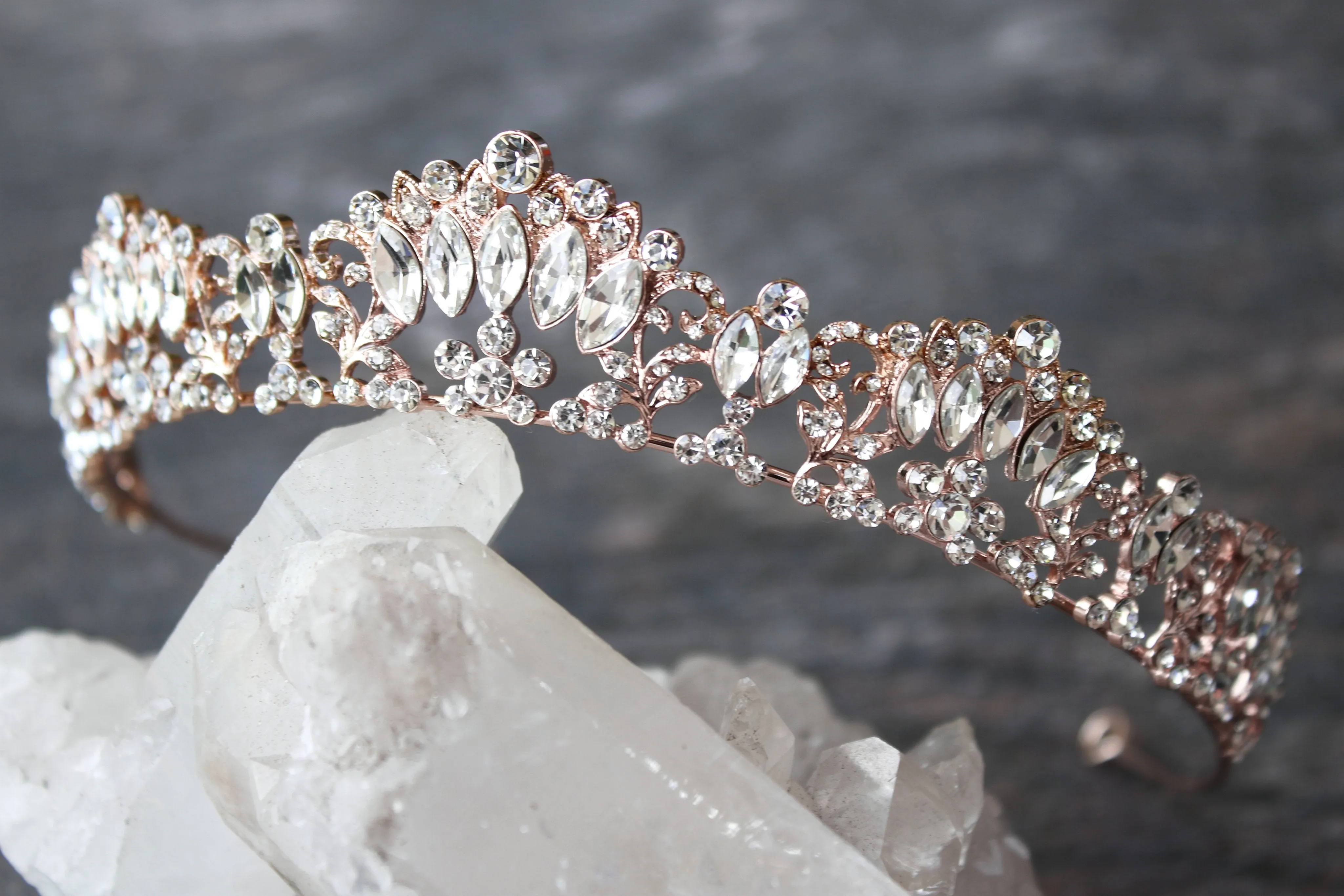 MARQUISE Crystal Tiara