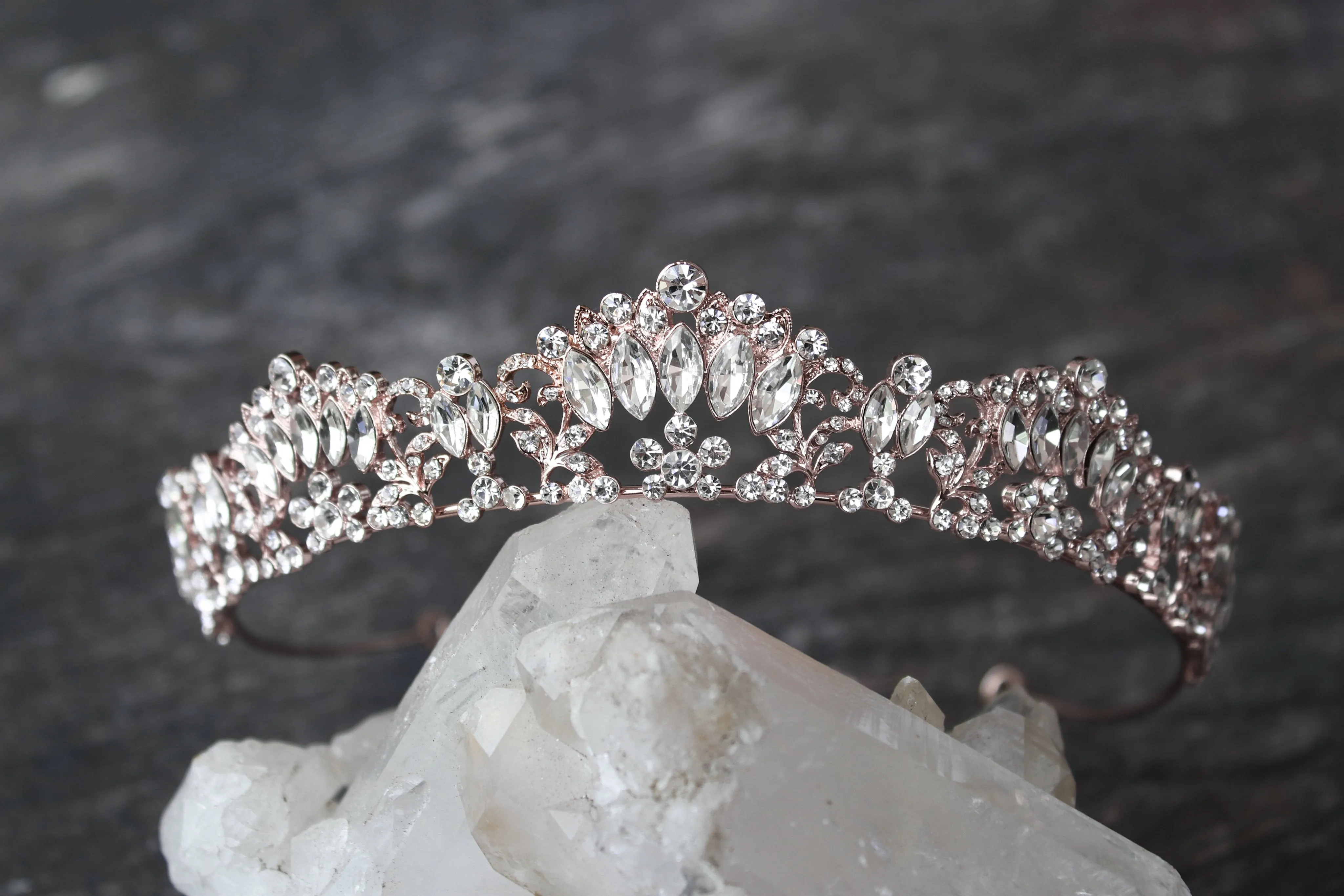 MARQUISE Crystal Tiara