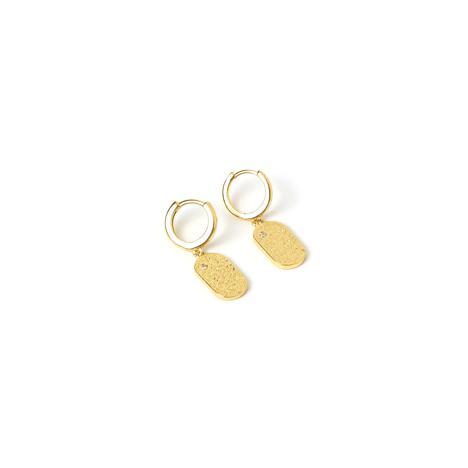 Mendoza Gold Huggie Earrings