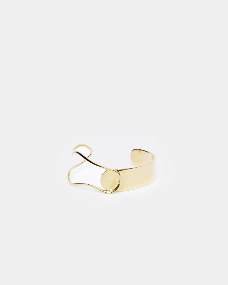 Miro Cuff Bracelet in Brass