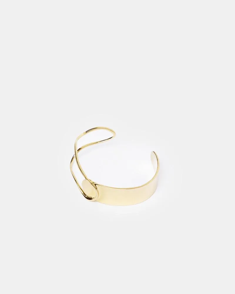 Miro Cuff Bracelet in Brass