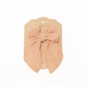 Mrs. Ertha Bow Hairpin | Blush