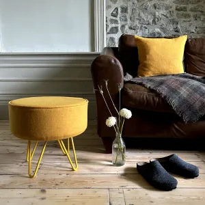 Mustard Footstool