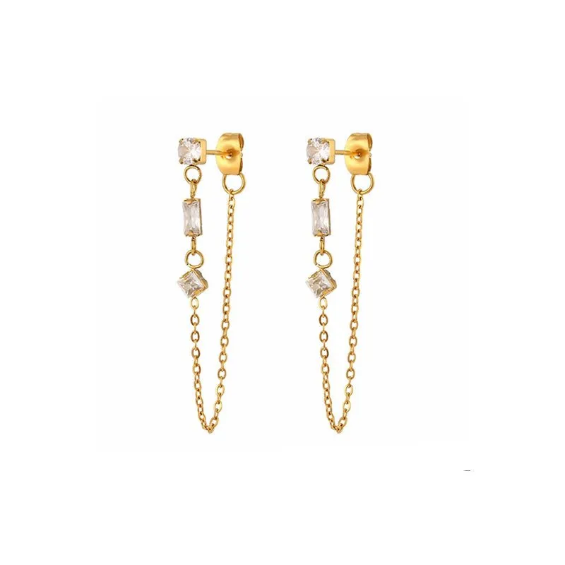 Mykonos Chain Studs