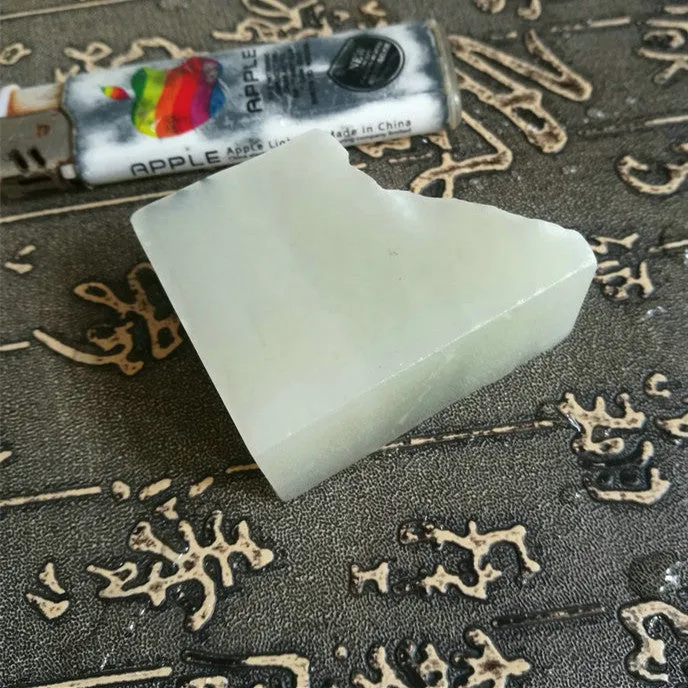 Natural Kunlun Jade Rough Nephrite Raw (103g, 5X4X2.3cm)