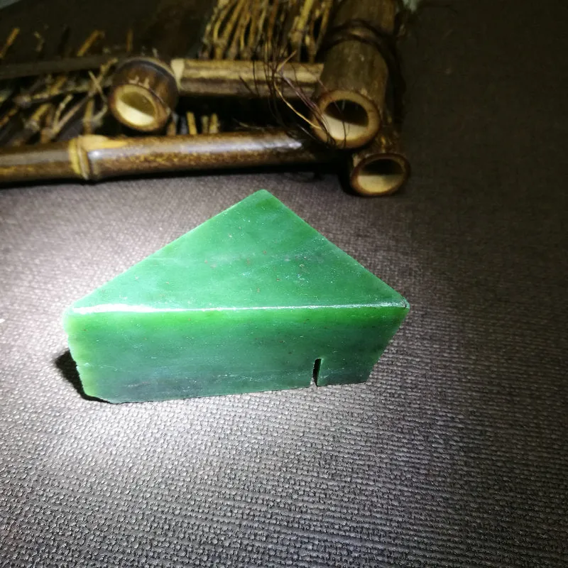 Natural Kunlun Jade Rough Nephrite Raw (64g,5.9X3.3X2.3cm)