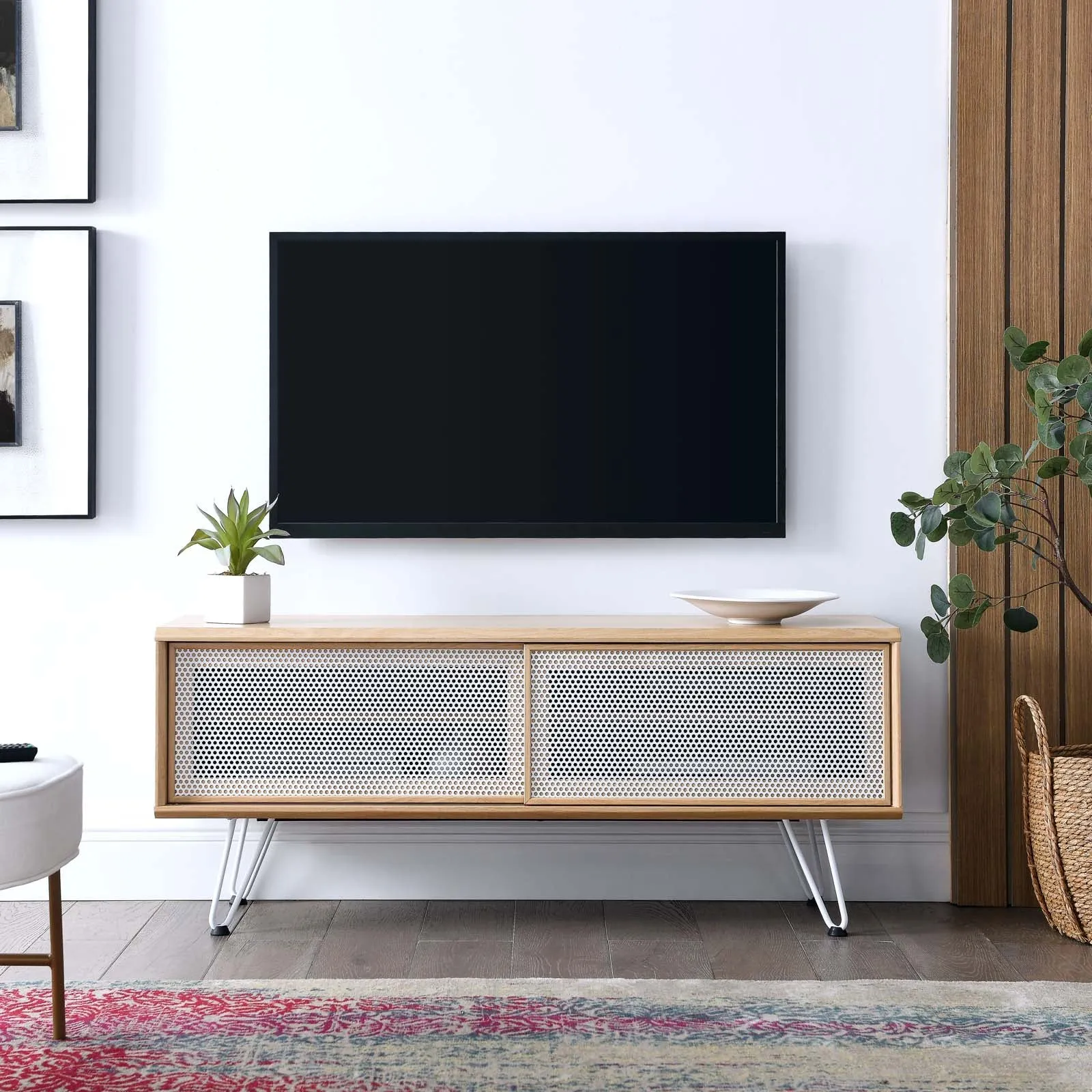 Nomad 47" TV Stand Oak EEI-6202-OAK