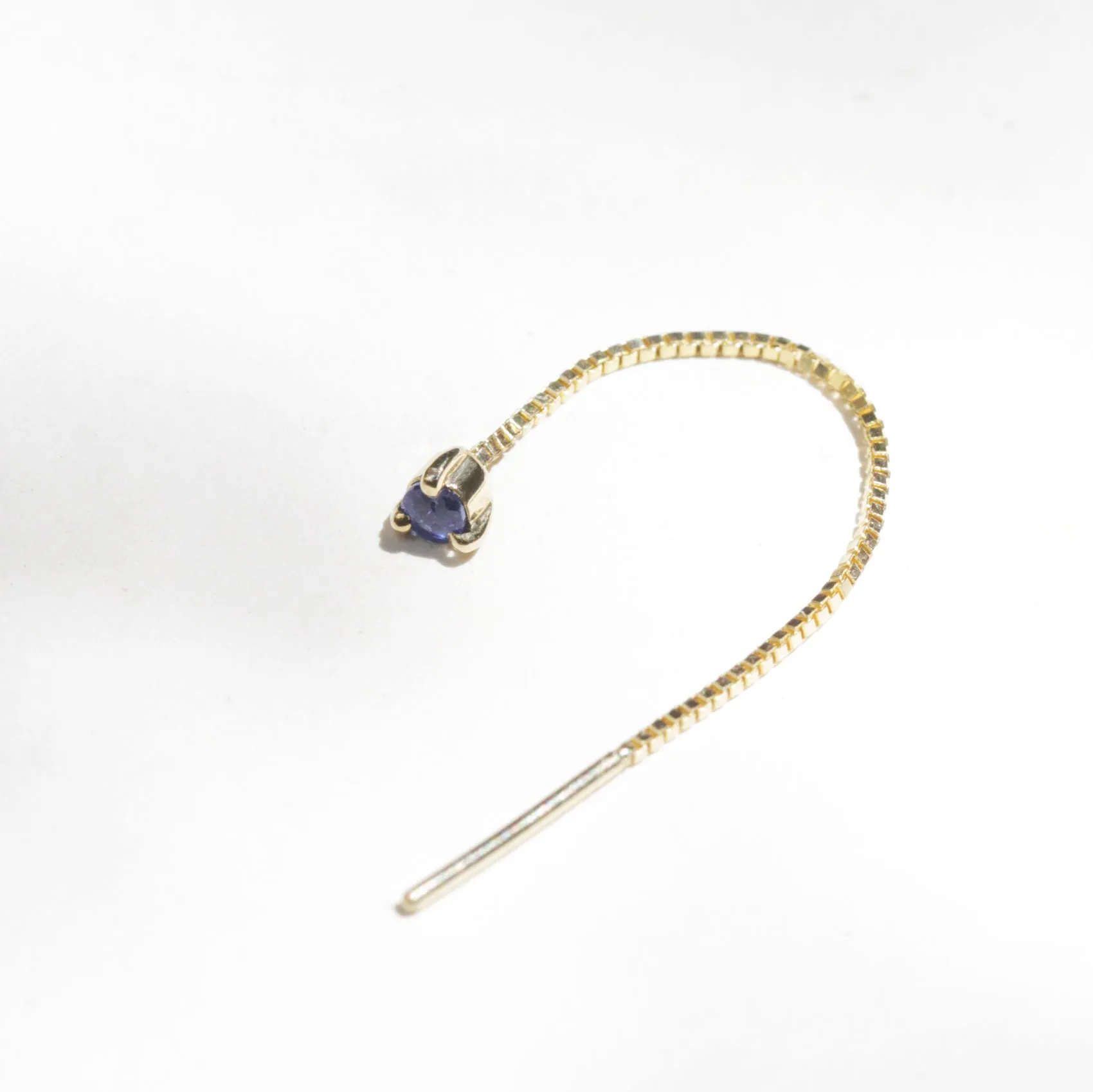 Noni Earring With blue Sapphire