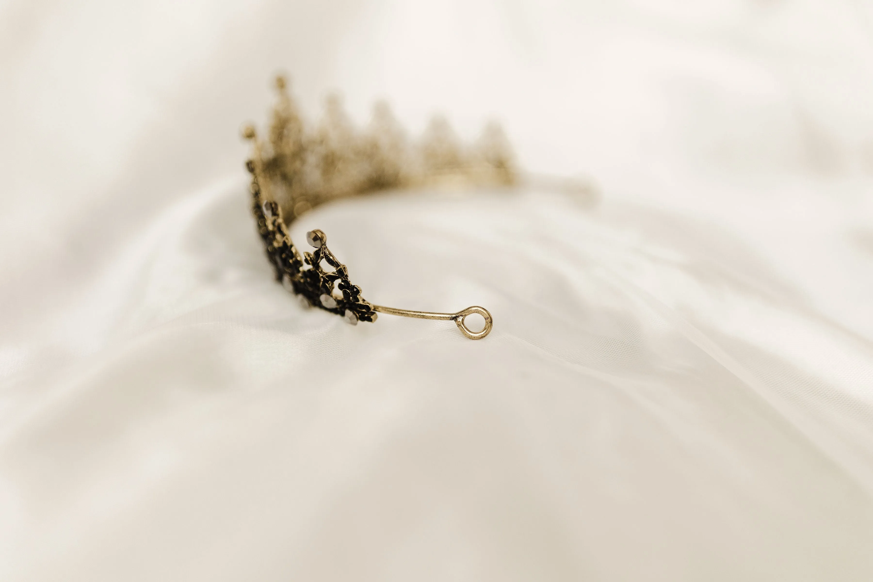 Ophelia's Tiara In Black & Gold