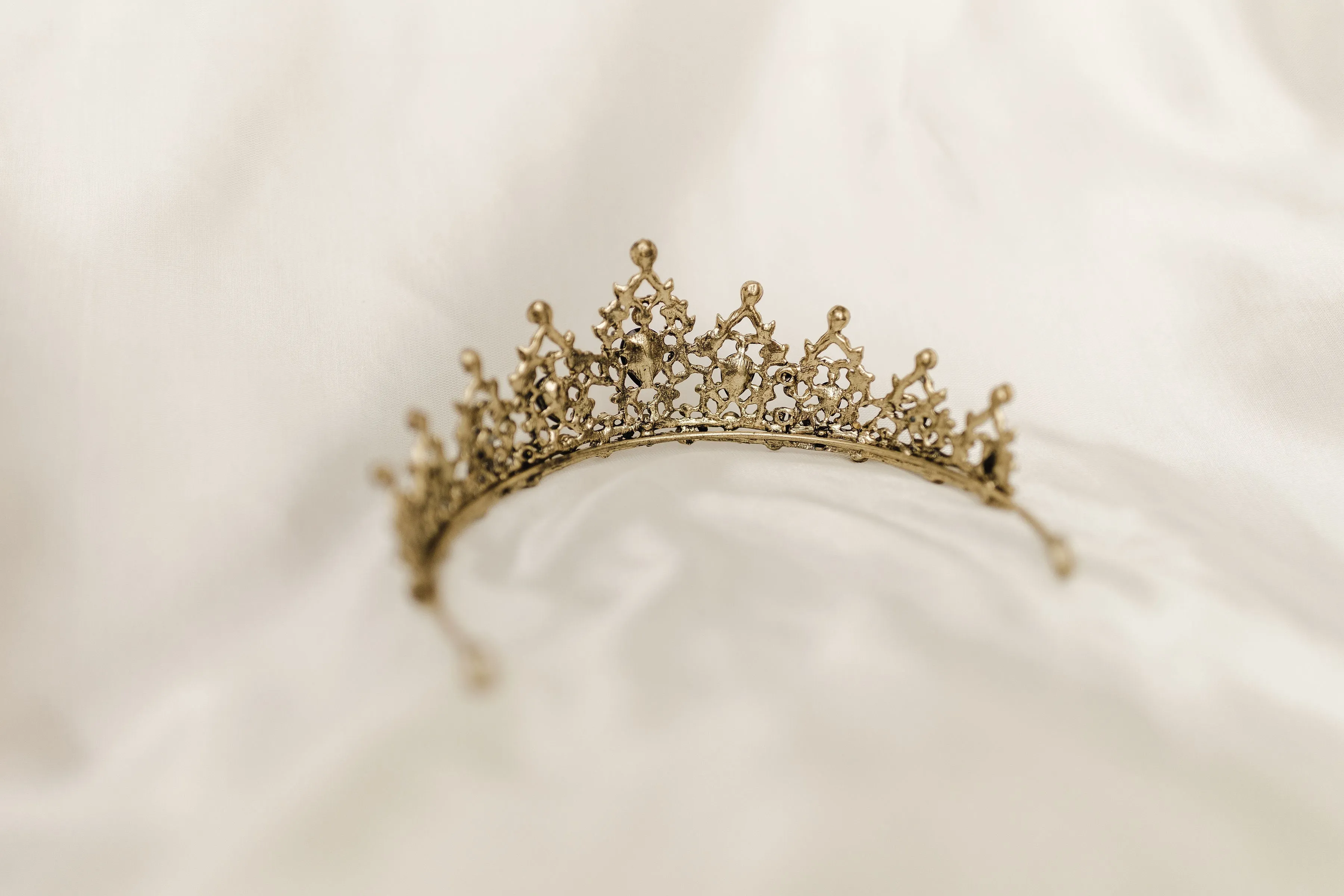 Ophelia's Tiara In Black & Gold