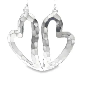 P516 Heart hooks Earrings