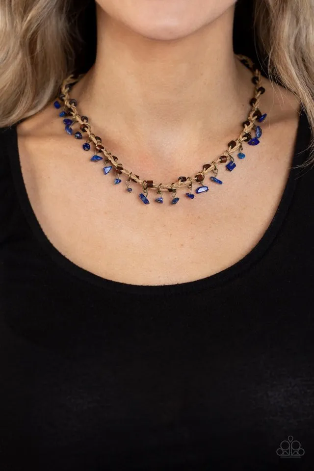 Paparazzi Necklace ~ Canyon Voyage - Blue