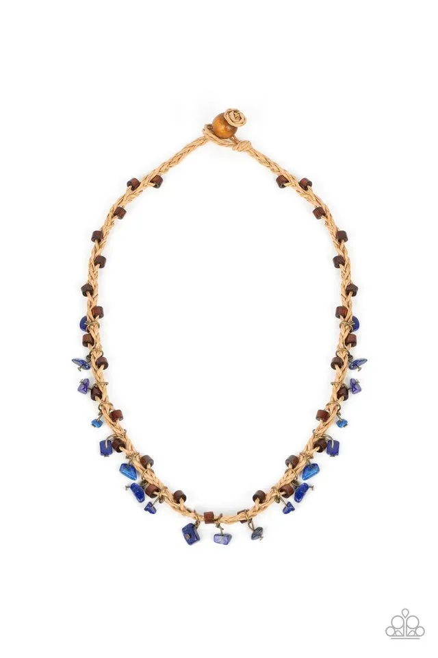 Paparazzi Necklace ~ Canyon Voyage - Blue