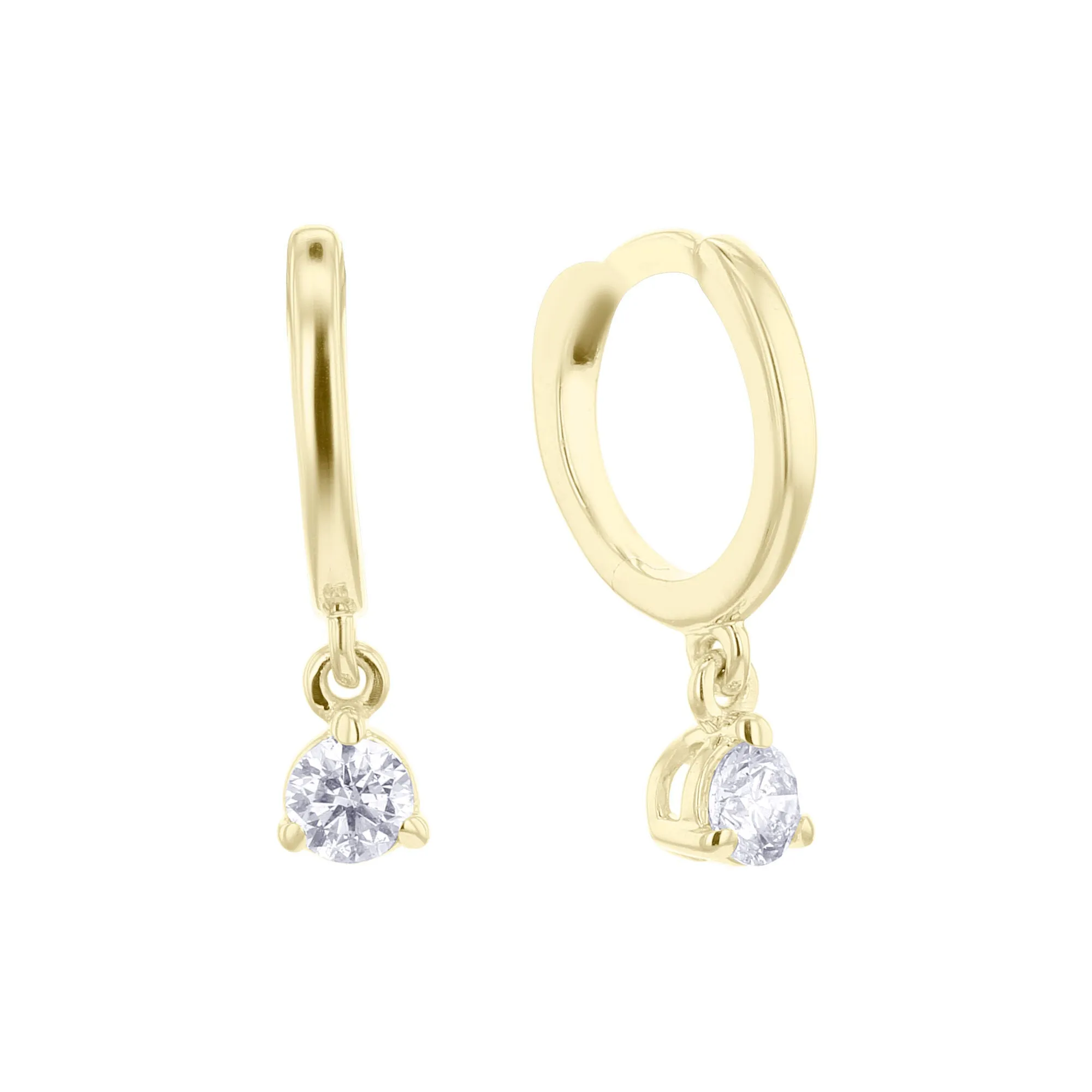 Pure Elegance Diamond Drop Earrings 1/2ct