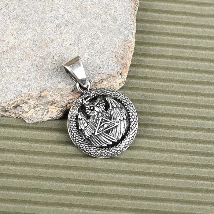 Raptor Silver Locket