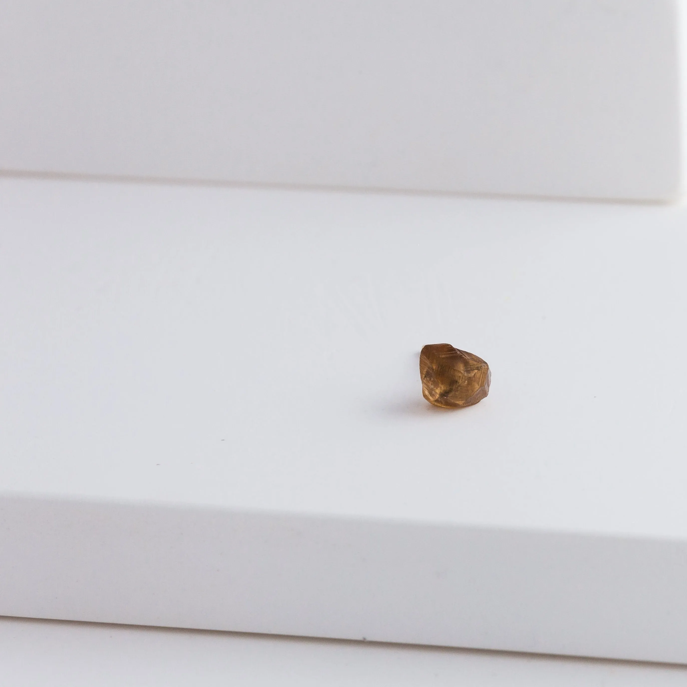 Rough stone zircon stud