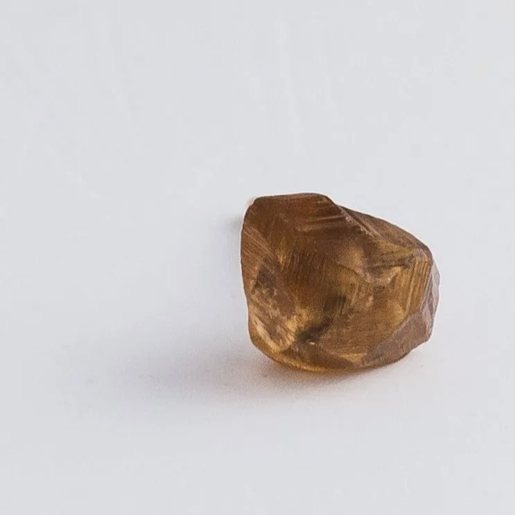 Rough stone zircon stud