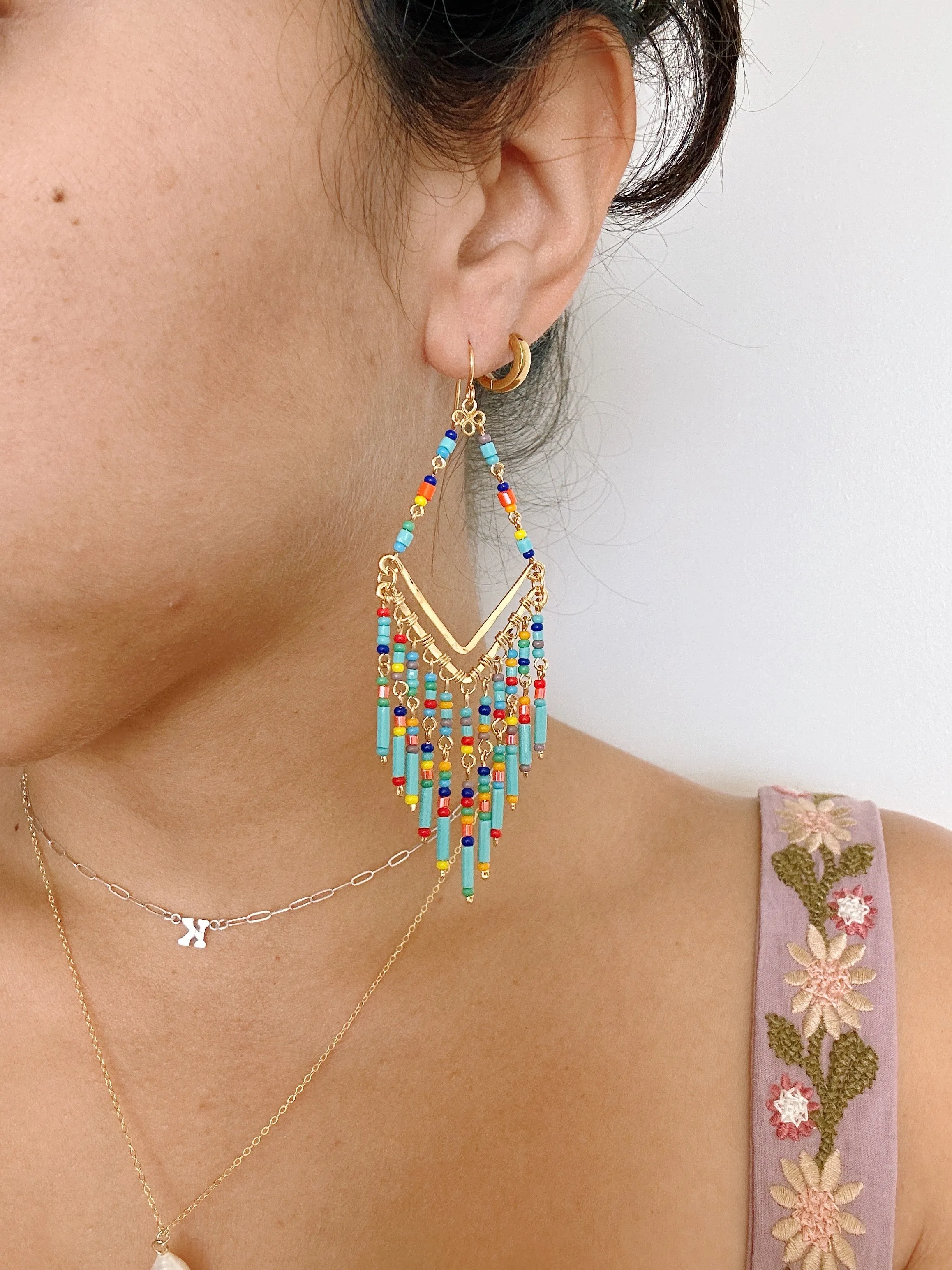 Saloni Beaded Earrings