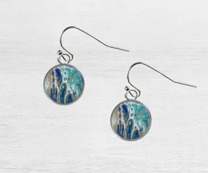 Sapphire Shores Dangle Earrings | Handmade Earrings | Beach Jewelry